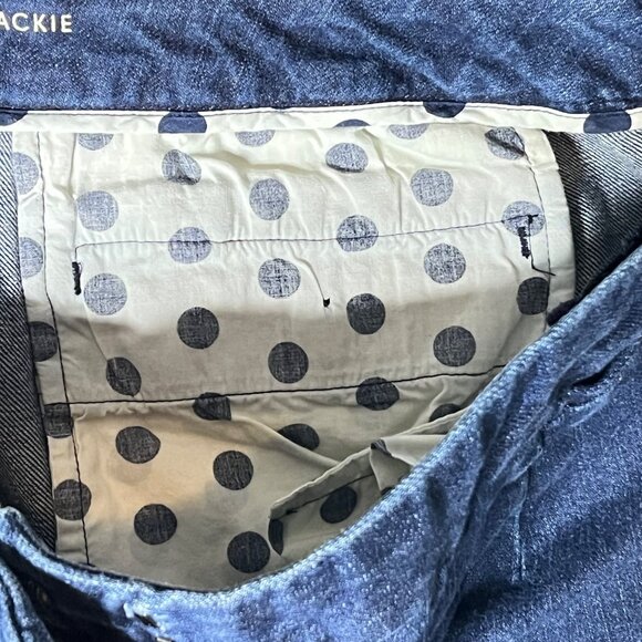 Liz Claiborne Womens Denim Jackie Wide-Leg Pants Size 14W Made In China - Picture 6 of 16